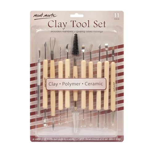 MONT MARTE CLAY TOOL SET 11 pc